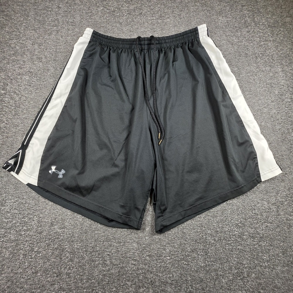Under Armour Black Dazzle Shorts Size XLarge Drawstring Y2K Baggy Hippy